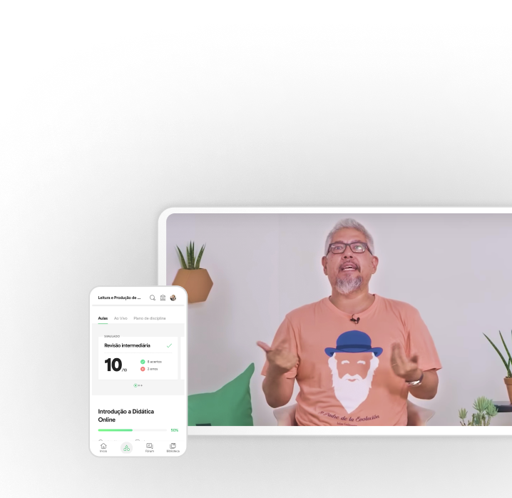 100% online, se molda ao seu jeito
