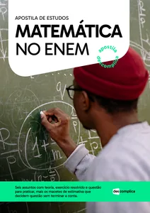 Capa da apostila de Matemática