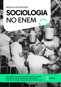Capa da apostila de Sociologia