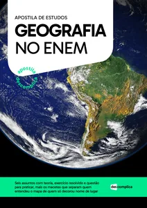 Capa da apostila de Geografia