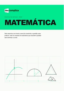 Capa da apostila de Matemática