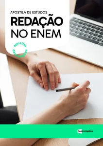 Capa da apostila de Redação